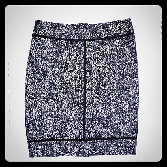 Rachel Roy Navy Textured Mini Pencil Skirt Size 0 - Picture 1 of 3